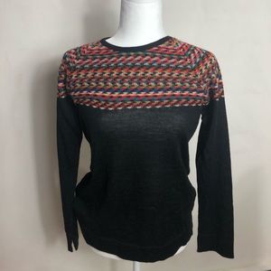 NWT Baby alpaca black and multi color